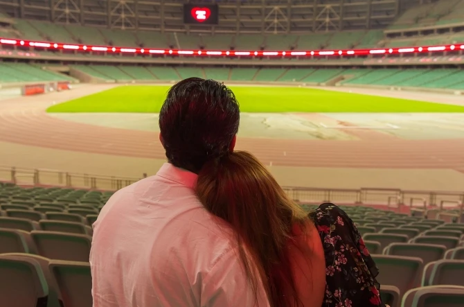 Bakıda yeni xidmət: Olimpiya Stadionunda romantik görüş keçirmək imkanı - FOTO