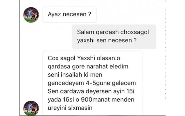“Qarabağ”ın futbolçusundan nümunəvi addım - Fotolar