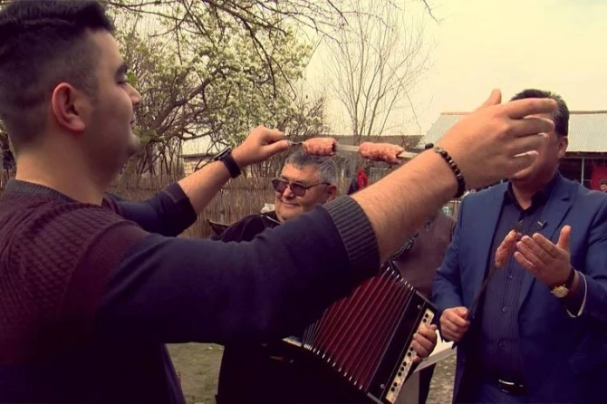 Беспрецедентная свадьба в Азербайджане (видео)