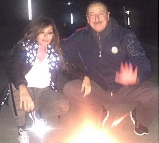 Prezident ailəsi ilə birlikdə üçüncü çərşənbəni qeyd etdi - FOTO