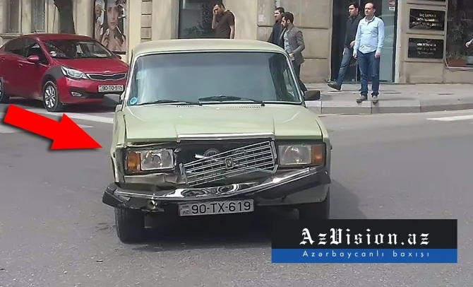 Bakıda “Lamborghini” ilə 07 toqquşdu (FOTO)