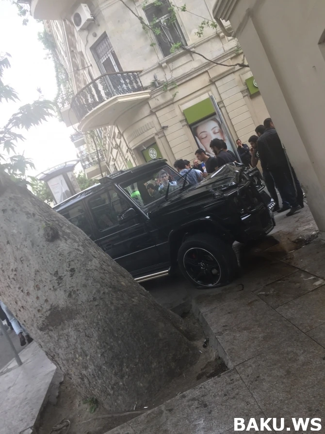 В центре Баку 