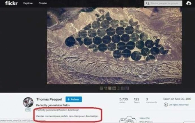 Azərbaycanın kosmosdan çəkilmiş şəkli astronavtı təəccübləndirdi – FOTO