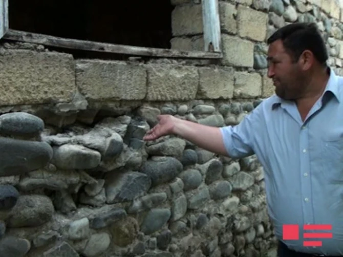 Masallıda onlarla ev çöküb, bir neçə ailə evakuasiya olunub - FOTO