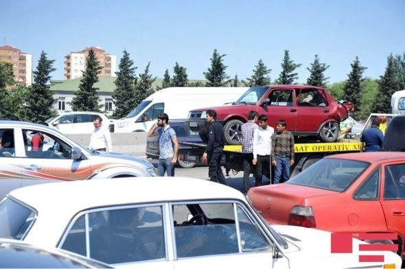 Bakı-Sumqayıt yolunda ağır qəza – FOTO