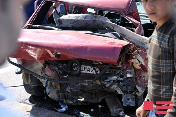 Bakı-Sumqayıt yolunda ağır qəza – FOTO
