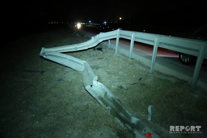 В Баку сын начальника дорожной полиции попал в страшное ДТП (видео)