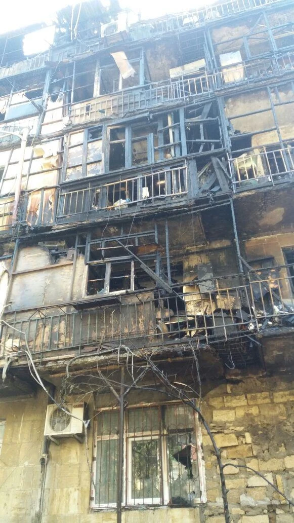 Пострадавшие от пожара в Ясамале будут обеспечены временным жильем (фото)
