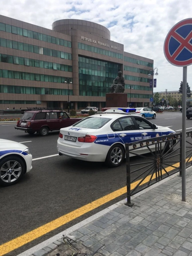 99 YP 425 nömrəli YPX inspektorundan sürücüyə: 