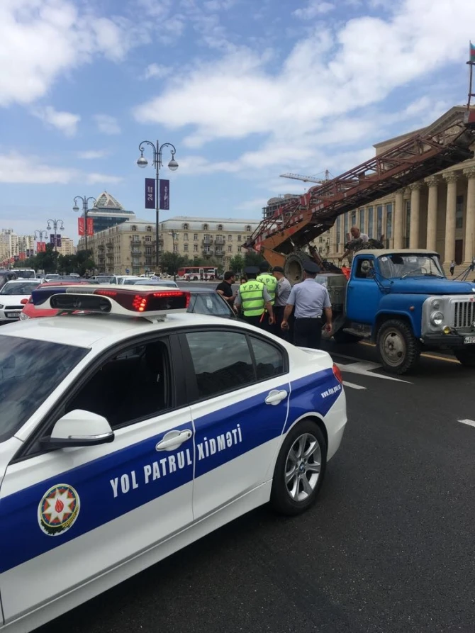 99 YP 425 nömrəli YPX inspektorundan sürücüyə: 