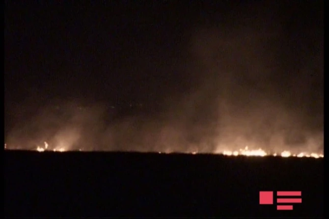 Армяне учинили пожары на оккупированной землях (фото)
