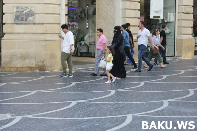Bakıya gələn ərəb turist: 