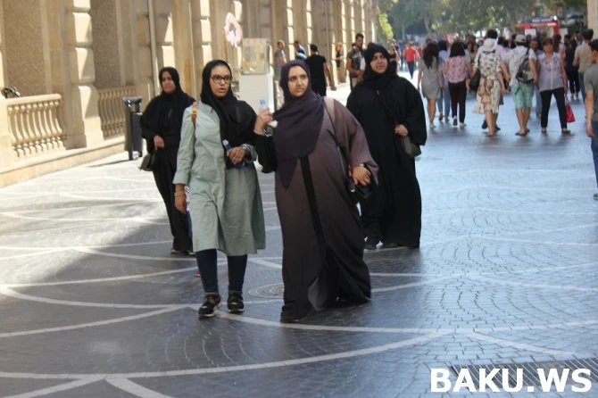 Bakıya gələn ərəb turist: 