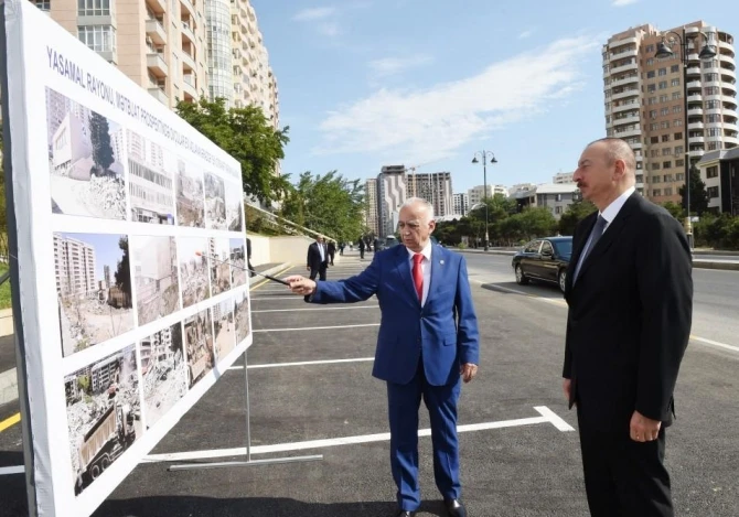 Ильхам Алиев ознакомился с условиями, созданными в новом парке в Баку (фото)