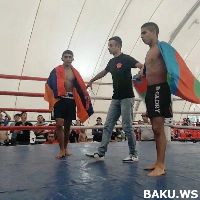 Азербайджанский спортсмен победил двух армян (видео)
