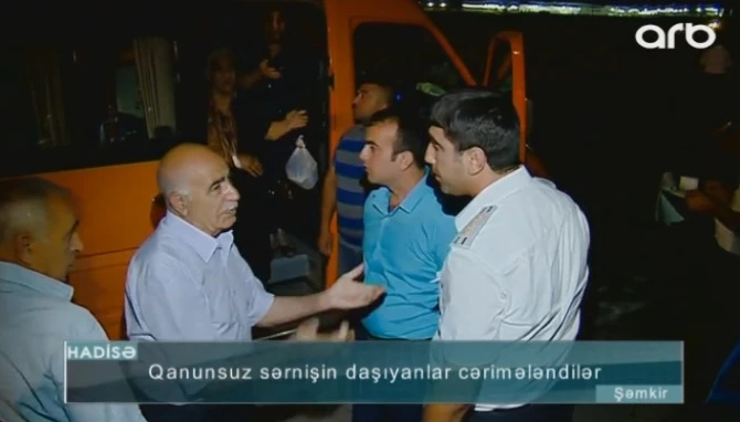 Gecə keçirilən reyd zamanı gərgin anlar: 