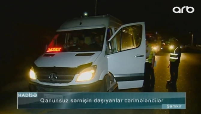 Gecə keçirilən reyd zamanı gərgin anlar: 