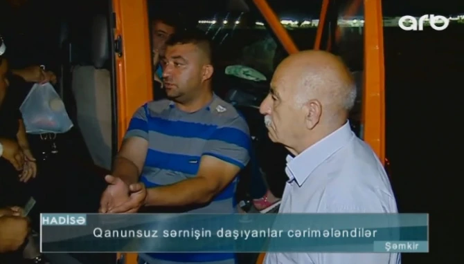 Gecə keçirilən reyd zamanı gərgin anlar: 