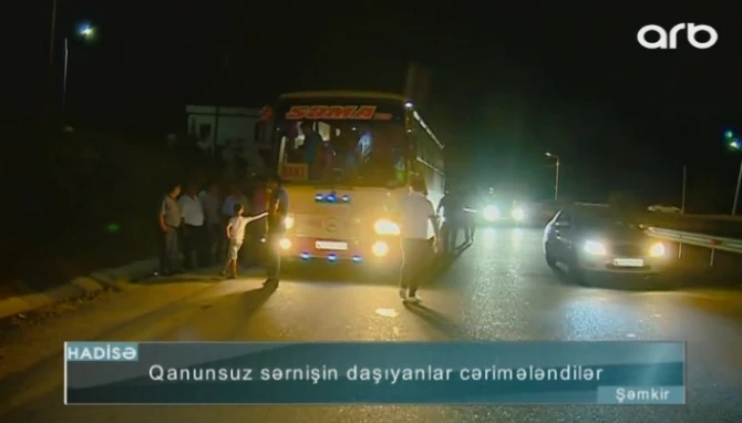 Gecə keçirilən reyd zamanı gərgin anlar: 