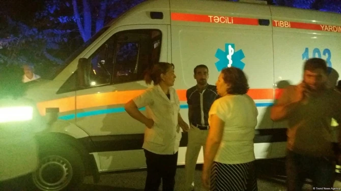 Sumqayıtda yataqxanada yanğın olub: 25 yaralı (FOTO)