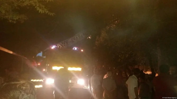 Sumqayıtda yataqxanada yanğın olub: 25 yaralı (FOTO)