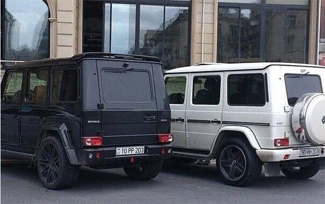 Коллекция люксовых автомобилей внука Али Гасанова (фото, видео)