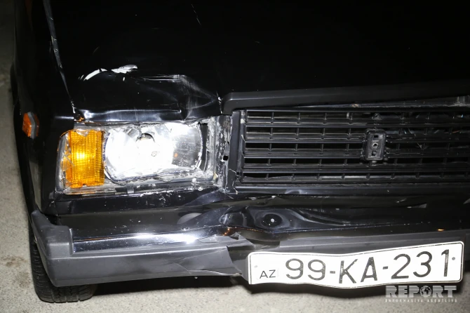 На дороге Баку-Сумгайыт автомобиль насмерть сбил пешехода (фото)