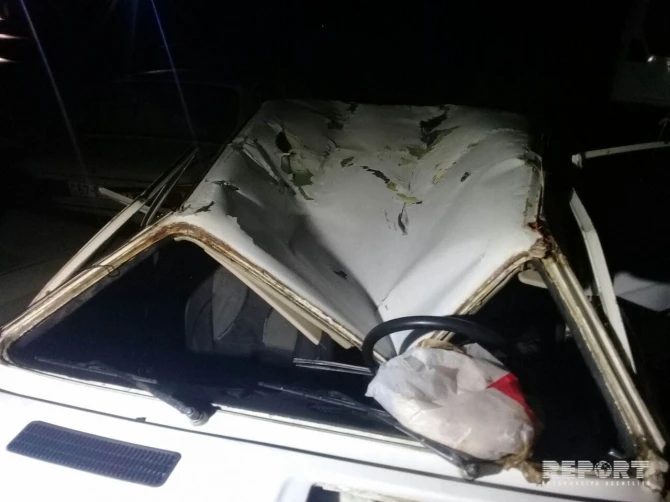 Bakıda zəncirvari qəza baş verib, 10 nəfər yaralanıb, 1 körpə ölüb (FOTO)