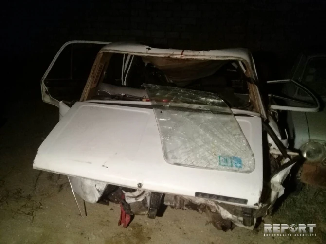 Bakıda zəncirvari qəza baş verib, 10 nəfər yaralanıb, 1 körpə ölüb (FOTO)