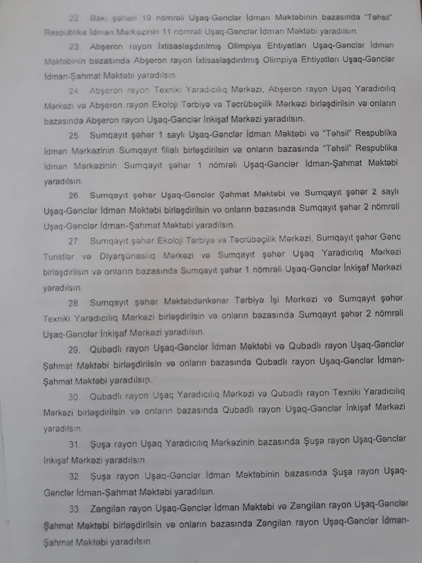 Nazir bir əmrlə  300-dən çox müəssisəni ləğv etdi - yüzlərlə insan işsiz qalacaq
