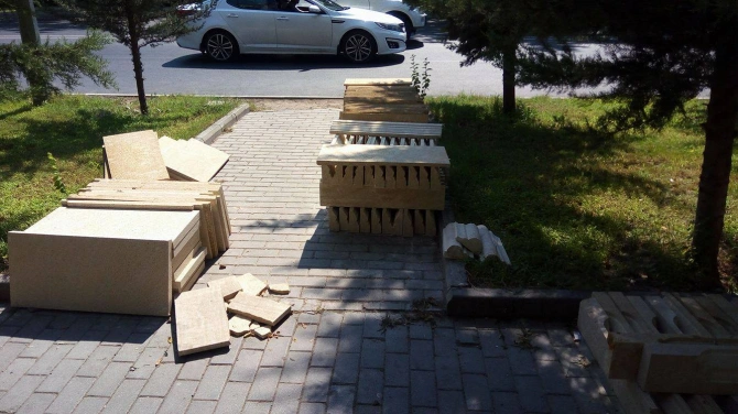 Bakıda nonsens: binalara ağlayın üstündən yeni ağlay vurulur (FOTO, VİDEO)