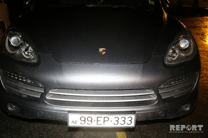 Наложен арест на Porsche Пярвин Абыевой, автомобиль увезен на штрафную площадку (фото)