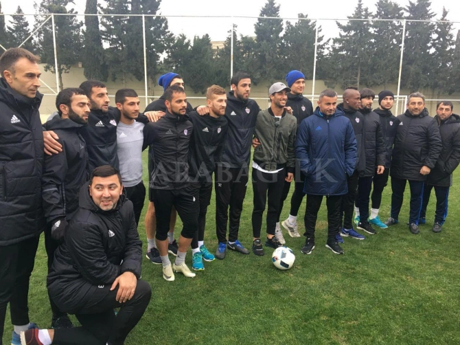 “Qarabağ”ın axşam məşqində sürpriz qonaq - FOTO