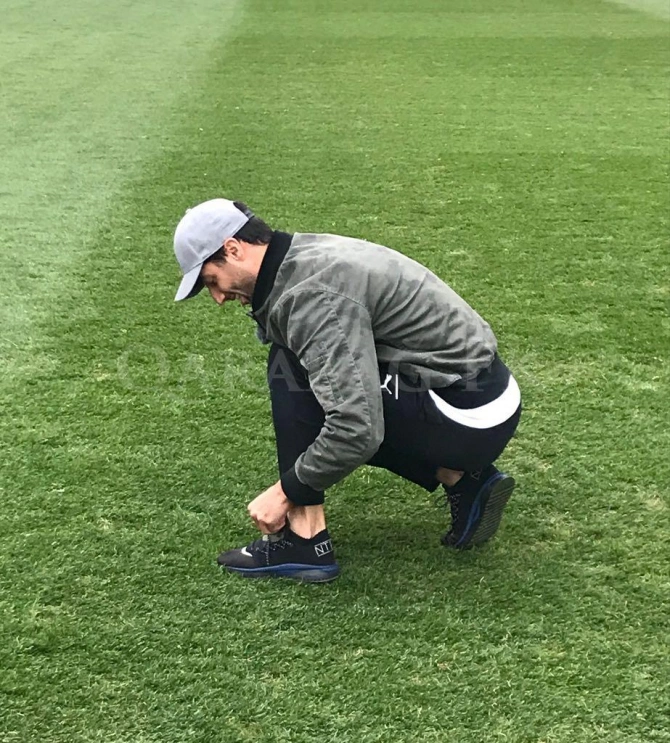 “Qarabağ”ın axşam məşqində sürpriz qonaq - FOTO