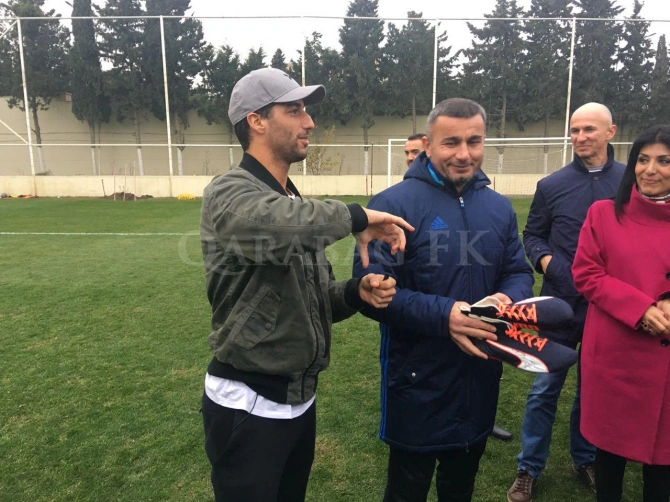 “Qarabağ”ın axşam məşqində sürpriz qonaq - FOTO