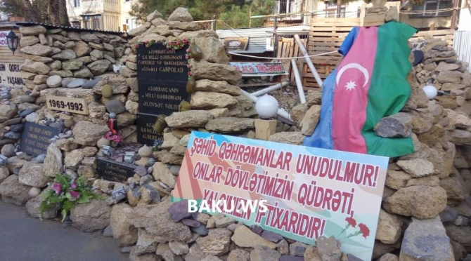 Bakıda Qarabağ qazisi pensiya pulu ilə fantastik mənzərə yaratdı (VİDEO)