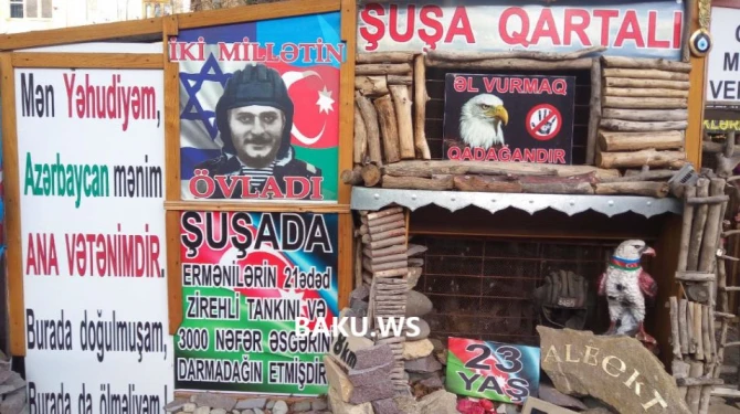 Bakıda Qarabağ qazisi pensiya pulu ilə fantastik mənzərə yaratdı (VİDEO)