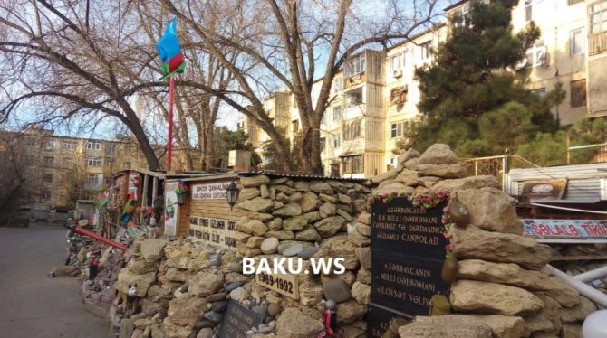 Bakıda Qarabağ qazisi pensiya pulu ilə fantastik mənzərə yaratdı (VİDEO)