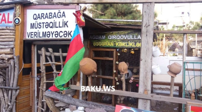 Bakıda Qarabağ qazisi pensiya pulu ilə fantastik mənzərə yaratdı (VİDEO)