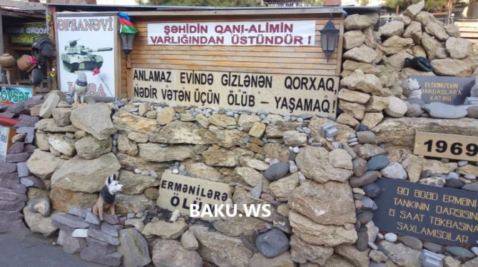 Bakıda Qarabağ qazisi pensiya pulu ilə fantastik mənzərə yaratdı (VİDEO)