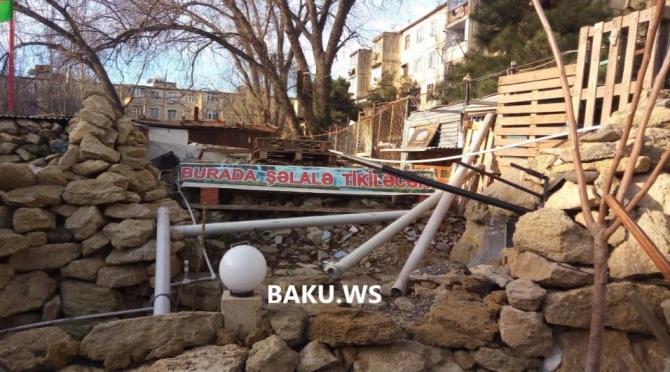 Bakıda Qarabağ qazisi pensiya pulu ilə fantastik mənzərə yaratdı (VİDEO)