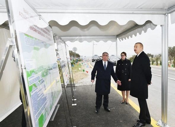 İlham Əliyev avtomobil yolunun açılışında – FOTO İlham Əliyev avtomobil yolunun açılışında – FOTO