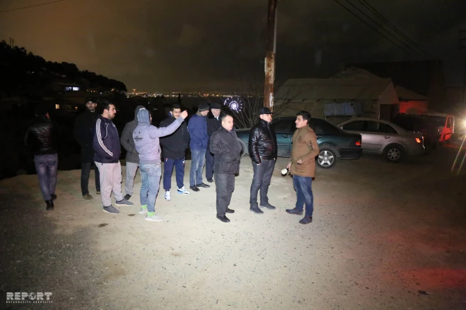 Bakıda son dərəcə təhlükəli vəziyyət: Sakinlər evlərindən çıxarıldı (FOTO)