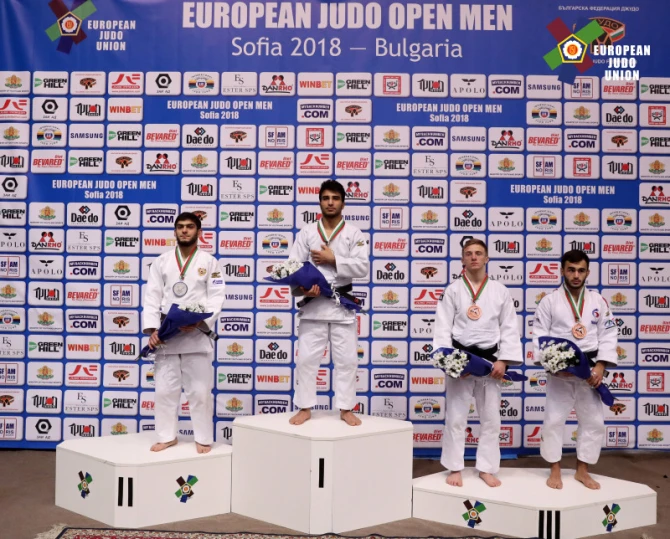 Азербайджанский дзюдоист стал чемпионом Европы (фото)