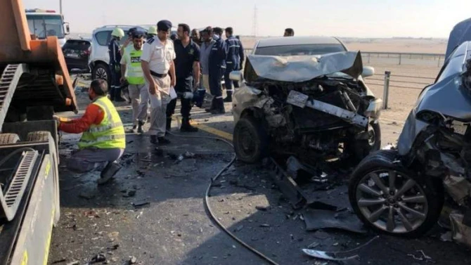 ВИДЕО масштабной аварии - Арабы разбили 44 автомобиля, пострадали 22 человека