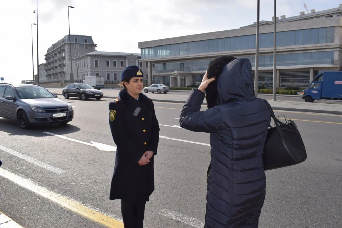 YPX-dən bir İLK: Xanım polislər reydə başladı - VİDEO/FOTO