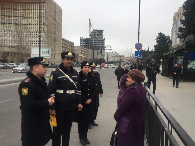 YPX-dən bir İLK: Xanım polislər reydə başladı - VİDEO/FOTO