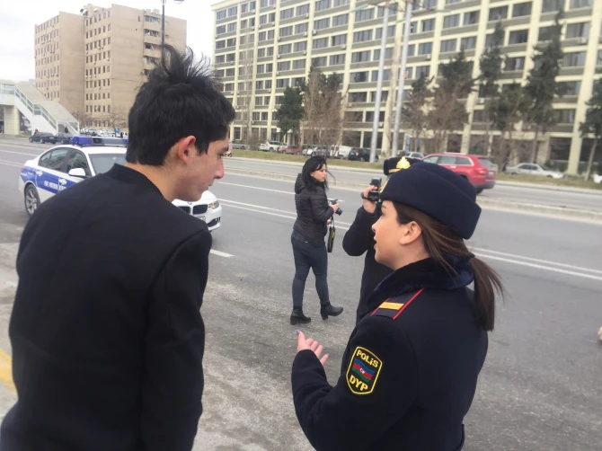 YPX-dən bir İLK: Xanım polislər reydə başladı - VİDEO/FOTO