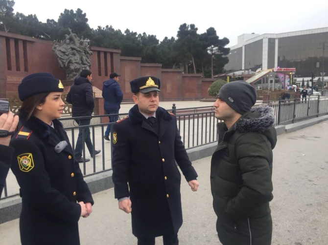 YPX-dən bir İLK: Xanım polislər reydə başladı - VİDEO/FOTO
