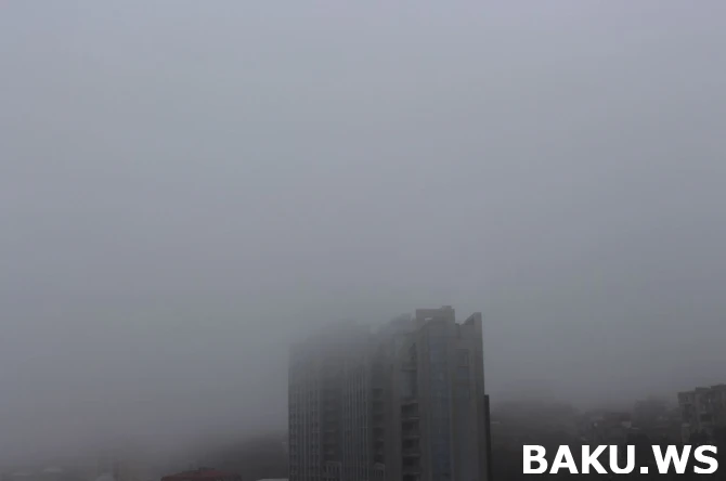 Bakını duman bürüdü (VİDEO)